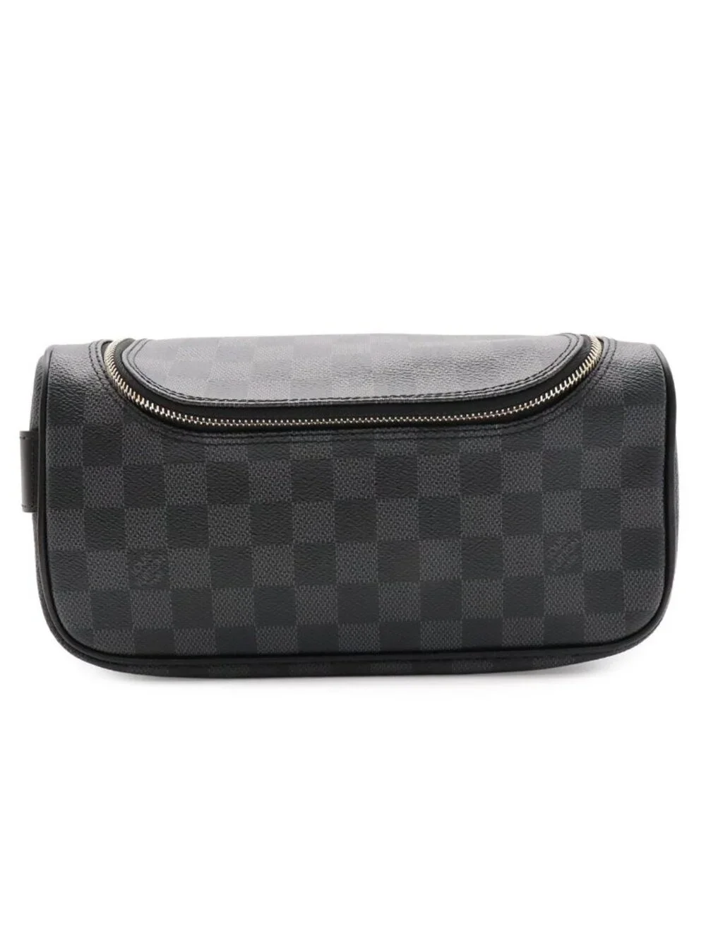 Louis Vuitton Damier Graphite Toilet Pouch Travel Clutch Handbag